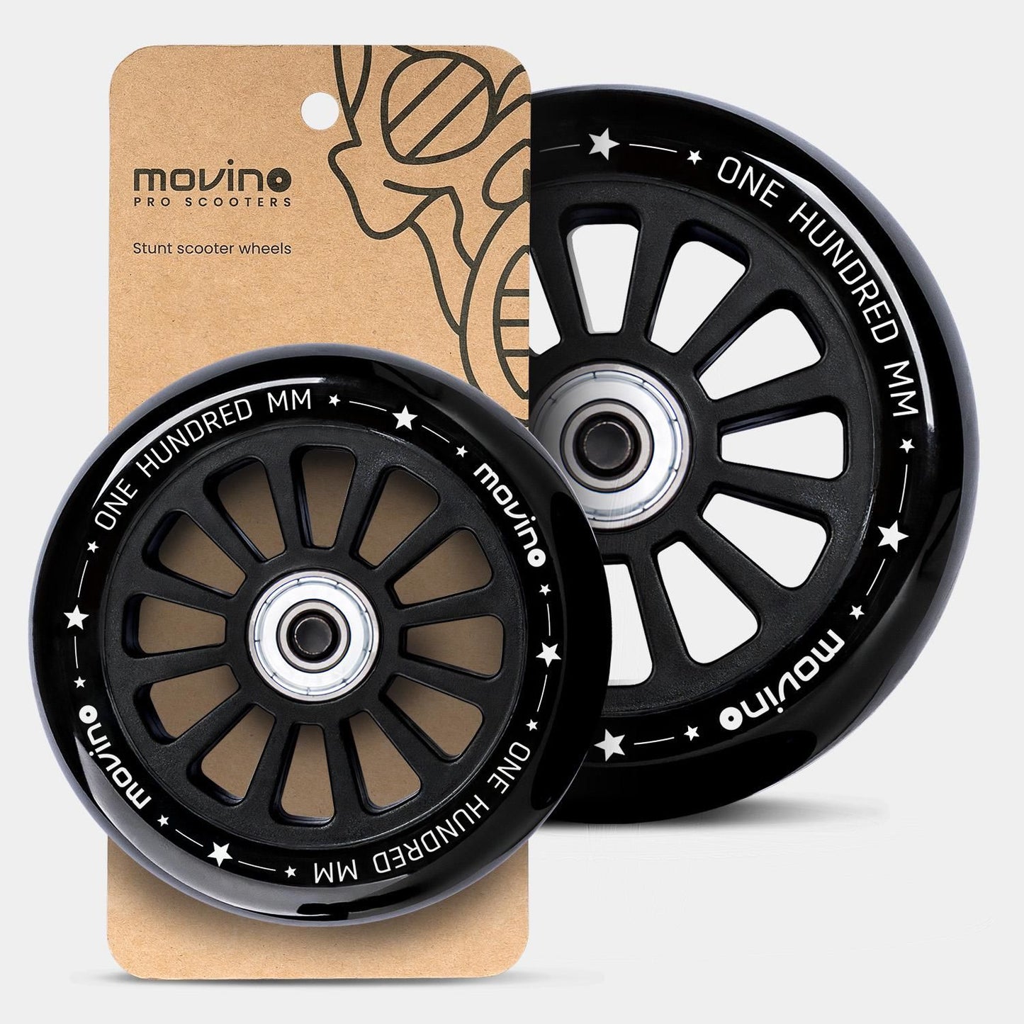 Movino Nylon Core 100 mm (preto)