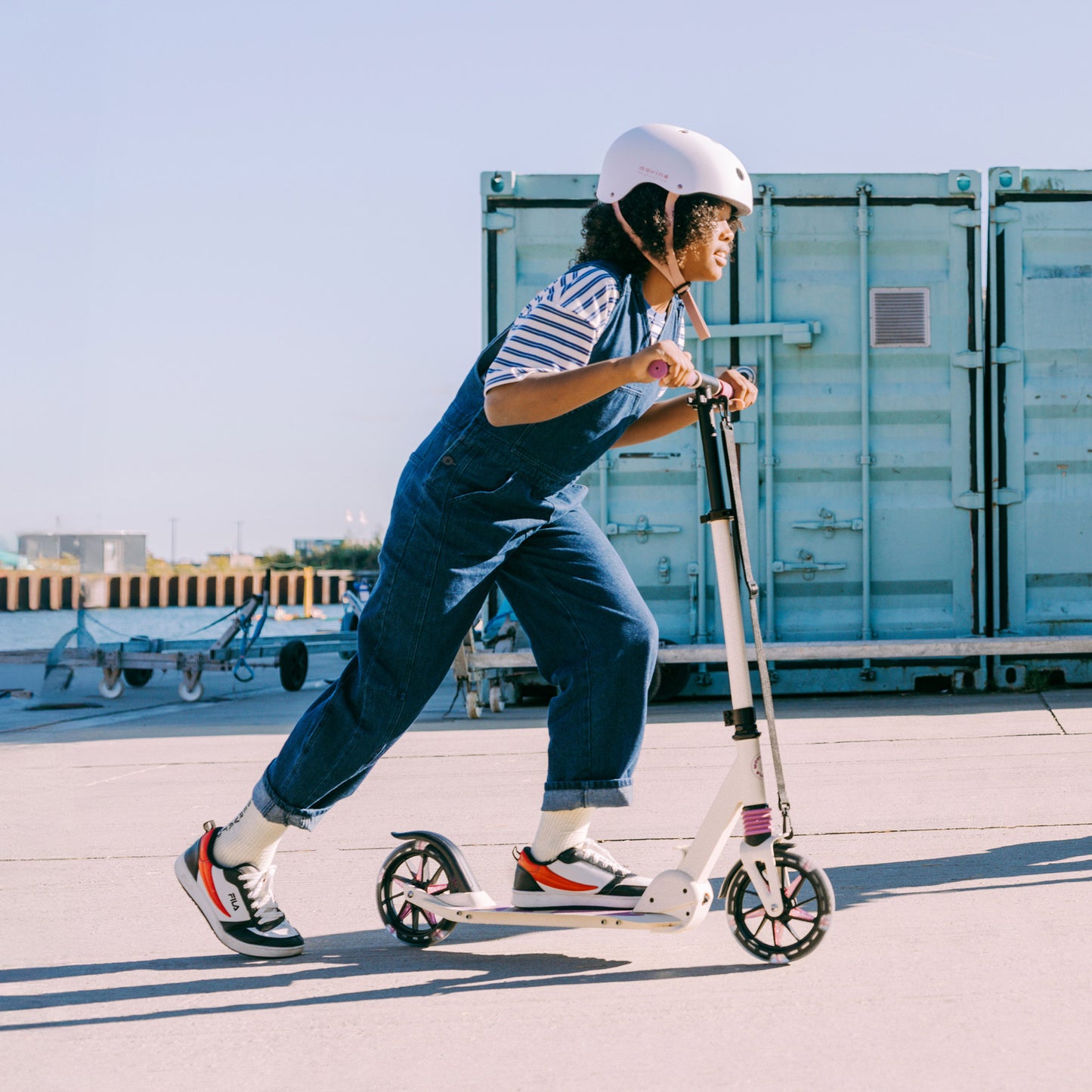 Movino City Light (bege-púrpura)